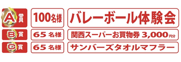 終了しました）【関西スーパー×サントリー】関西スーパーマーケット 65周年キャンペーン「バレーボール体験会～世界で活躍する選手と交流しよう～」｜近畿エリアキャンペーン・イベント情報｜サントリー