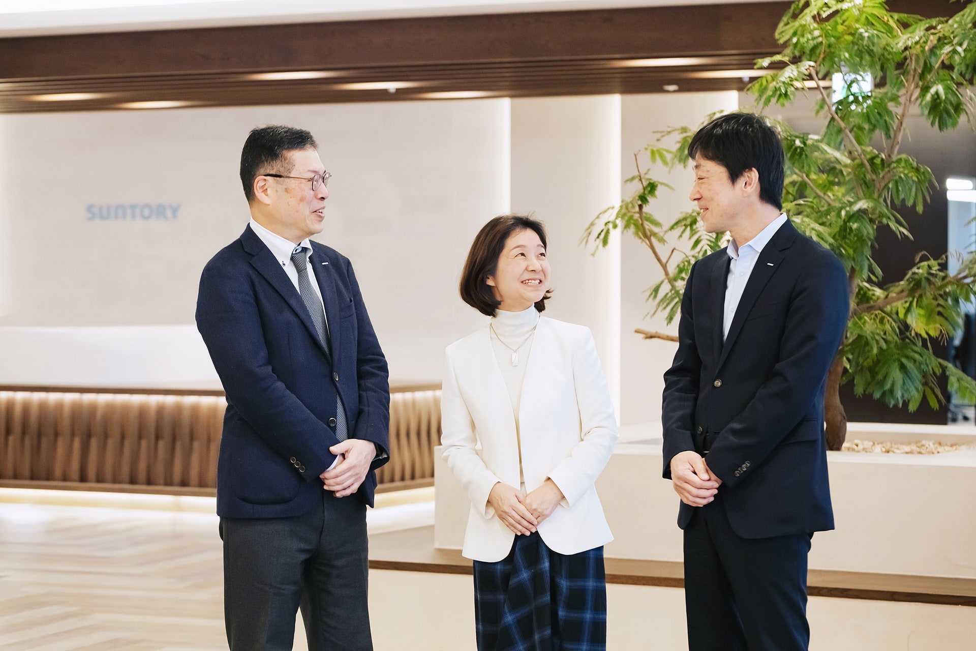 サントリーの小林章浩、一木典子、村田佳幸