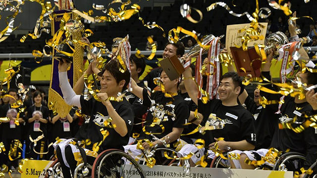 日本車いすバスケットボール選手権大会に「宮城MAX」「TEAM EARTH」出場!