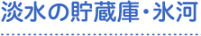 淡水の貯蔵庫・氷河