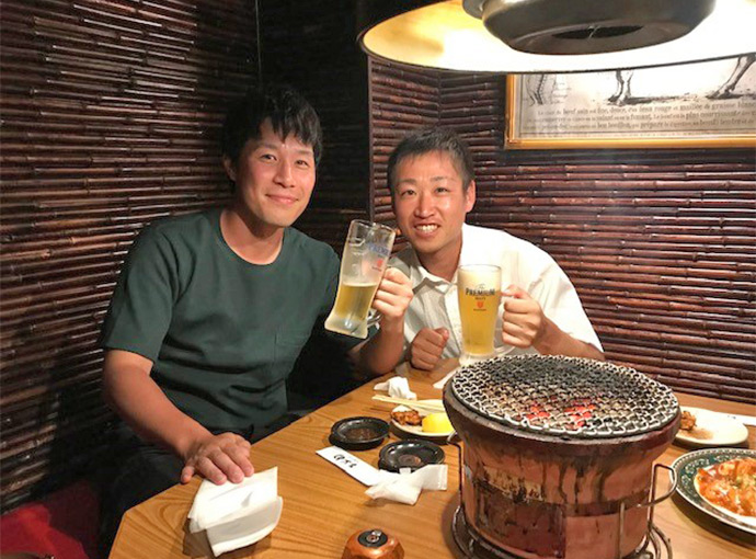 実習後、コーチャーと飲むビールは最高！