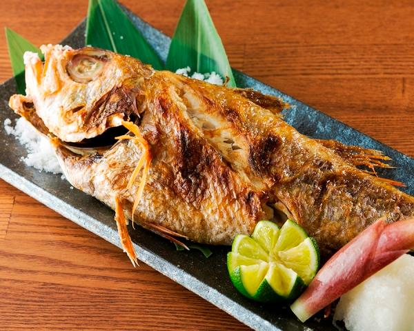 炭火原始焼と蔵元焼酎の店 のどぐろの中俣 築地 居酒屋 神泡達人店 サントリーグルメガイド