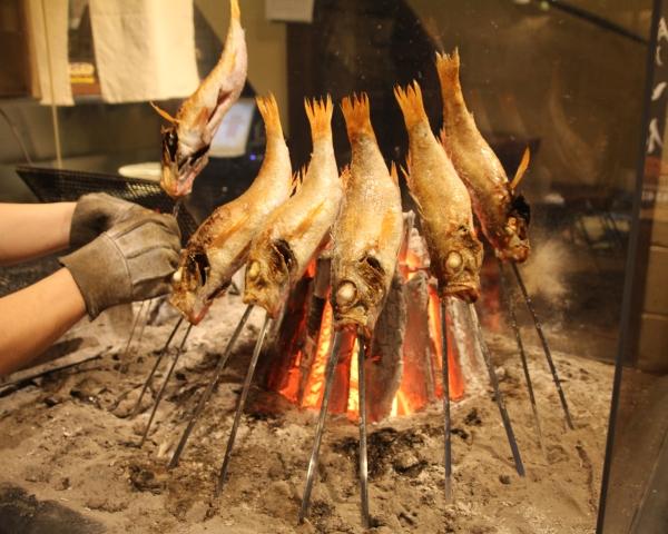 炭火原始焼と蔵元焼酎の店 のどぐろの中俣 築地 居酒屋 神泡達人店 サントリーグルメガイド