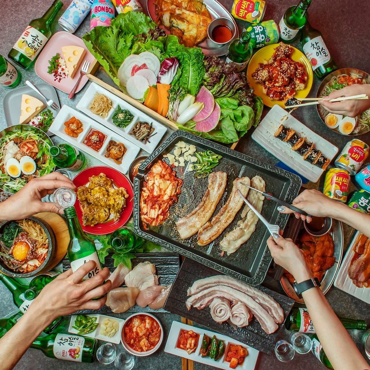 韓国料理 サムギョプサル ナッコプセ ばぶばぶ 梅田店 韓国料理 樽生店 サントリーグルメガイド