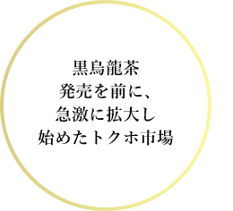 黒烏龍茶発売を前に、急激に拡大し始めたトクホ市場