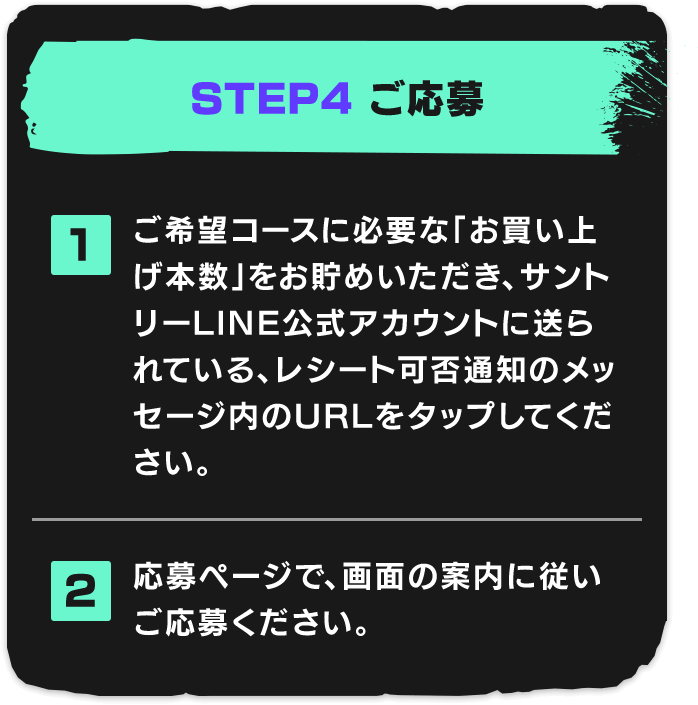 STEP4 ご応募