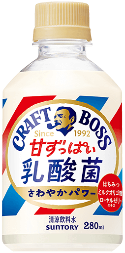 クラフトボス 甘ずっぱい乳酸菌さわやかパワー 280mlペット（自動販売機限定）