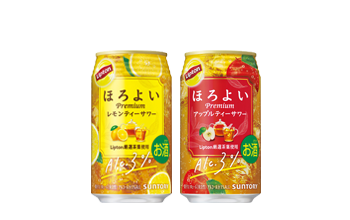 「ほろよい〈Liptonレモンティーサワー〉〈Liptonアップルティーサワー〉」限定発売	