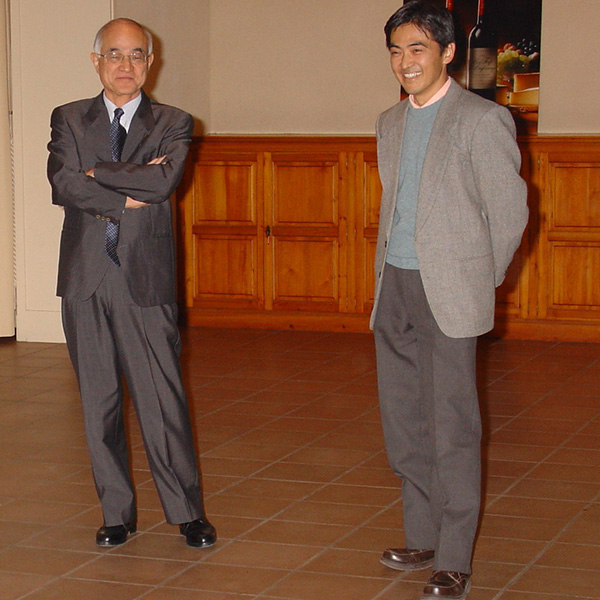 2005年1月の鈴田氏　フェアウエルパーティにて。